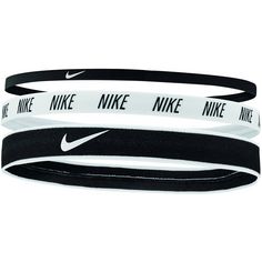 Nike MIXED WIDTH 3 PK Haarband Damen black-white-black