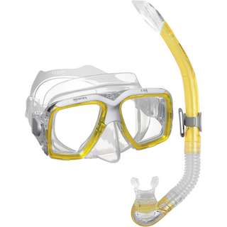 Mares RAY Schnorchelset yellow white clear