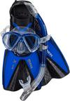 Mares Set X-ONE MAREA Schnorchelset Herren - blue reflex
