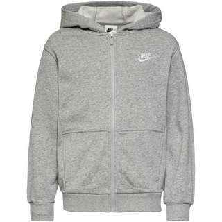 Nike NSW CLUB Sweatjacke Kinder dk grey heather-base grey-white