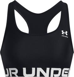 Under Armour KEYHOLE - Sport-BH mit mittlerer Stützkraft - black/schwarz 