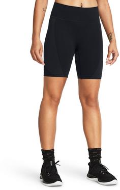 Rückansicht von Under Armour Rush Tights Damen black-iridescent