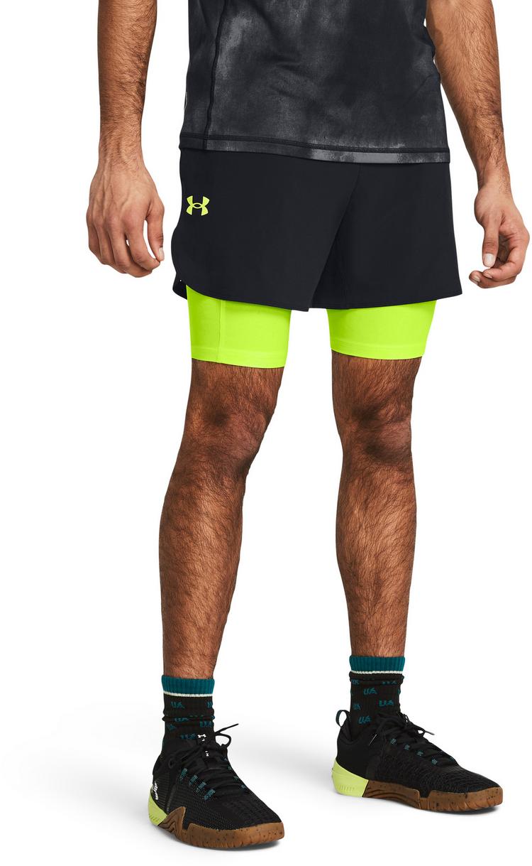 Under Armour Under Armour Peak Funktionsshorts Herren - black-high-vis yellow-high-vis yellow - 0 | SportScheck
