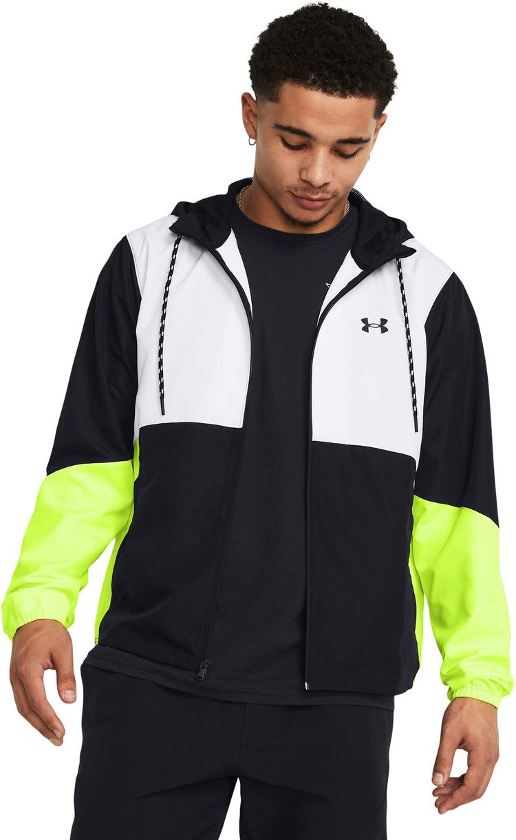 Under Armour Under Armour Legacy Windbreaker Herren - black-high-vis yellow-black - 0 | SportScheck
