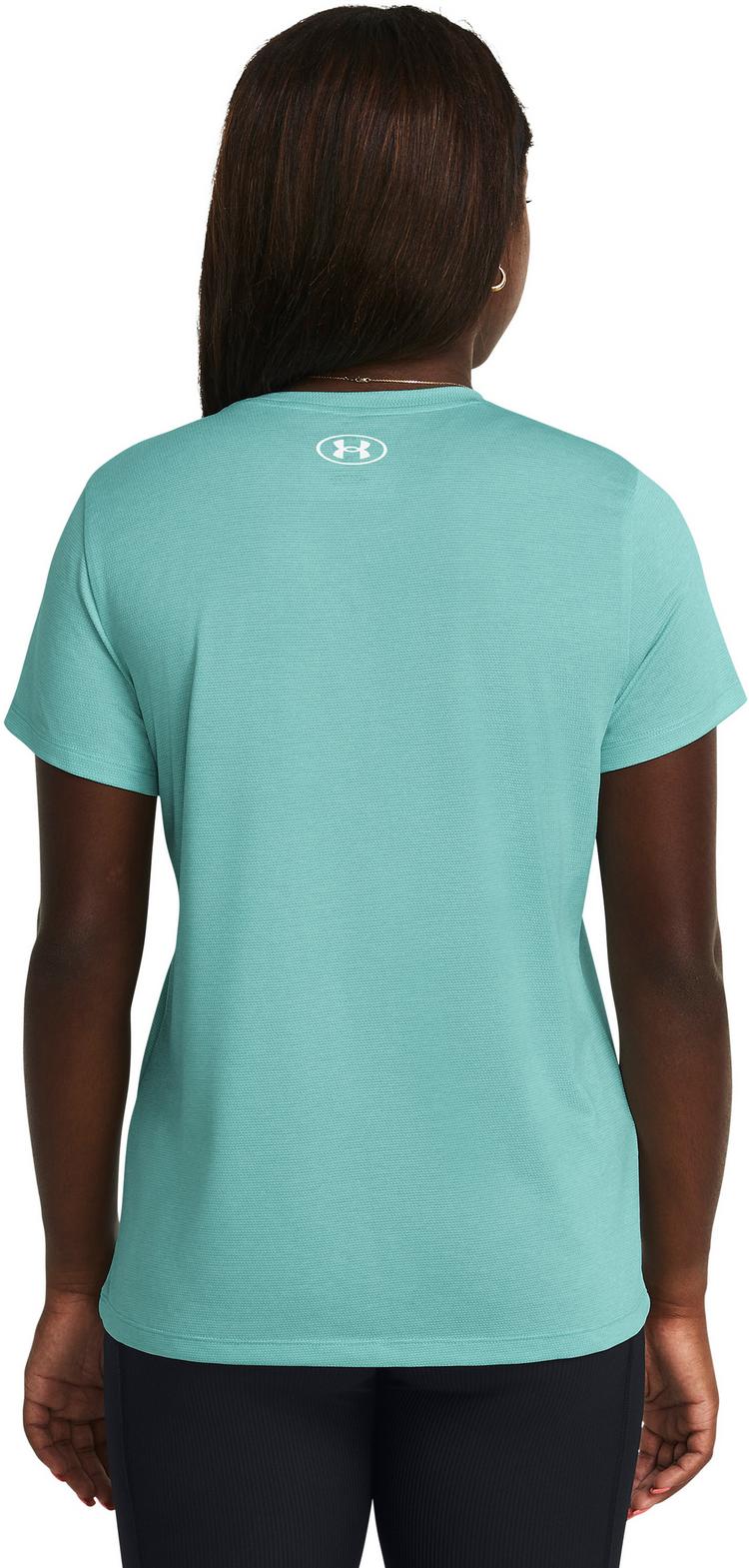 Under Armour Under Armour Tech Bubble Funktionsshirt Damen - radial turquoise-white - 1 | SportScheck