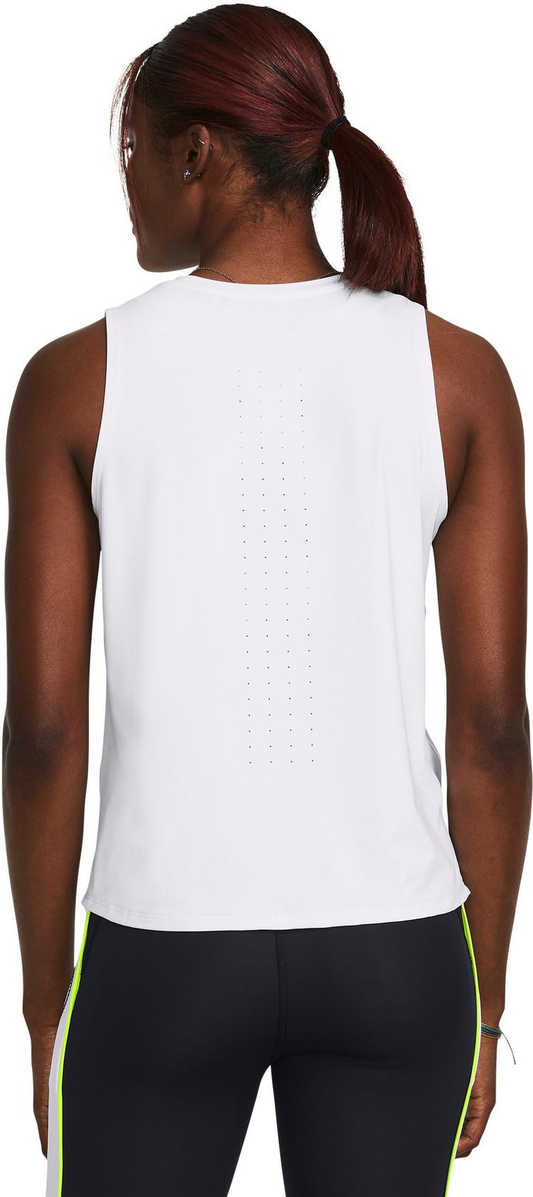 Under Armour Under Armour RUN EVERYWHERE LASER Funktionstank Damen - white black - 1 | SportScheck