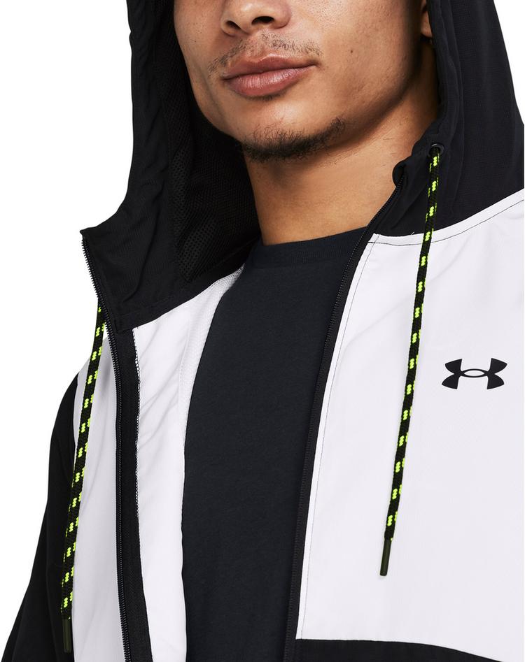 Under Armour Under Armour Legacy Windbreaker Herren - black-high-vis yellow-black - 2 | SportScheck