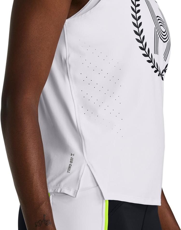 Under Armour Under Armour RUN EVERYWHERE LASER Funktionstank Damen - white black - 3 | SportScheck