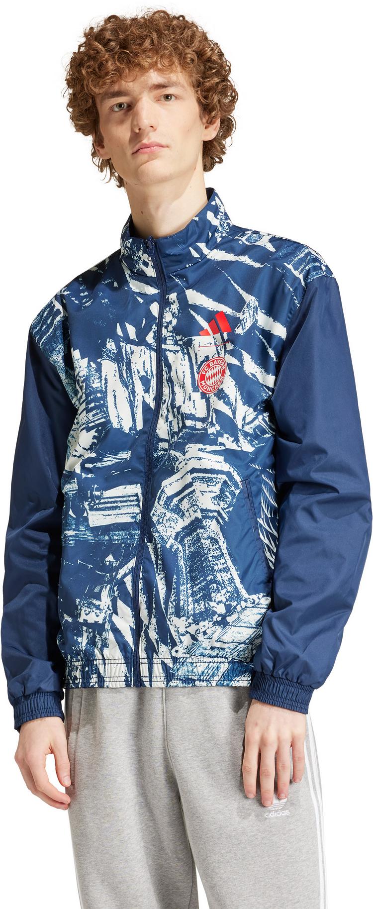 adidas adidas FC Bayern M&uuml;nchen Trainingsjacke Herren - night indigo - 0 | SportScheck