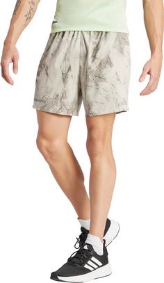 Rückansicht von adidas ULT Laufshorts Herren putty grey-olive strata