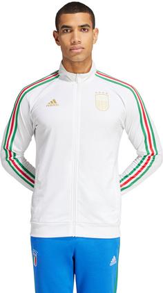 Rückansicht von adidas Italien EM24 Trainingsjacke Herren white