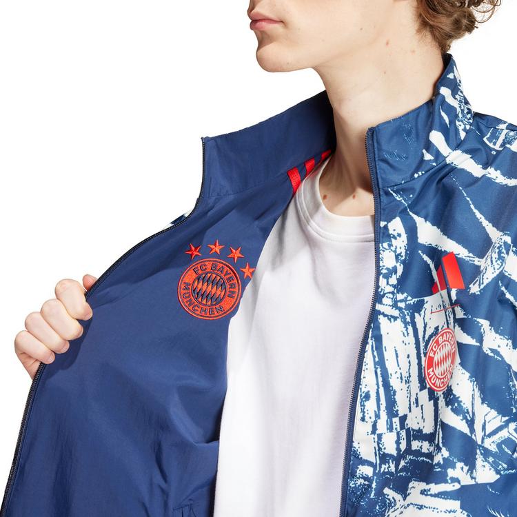 adidas adidas FC Bayern M&uuml;nchen Trainingsjacke Herren - night indigo - 4 | SportScheck