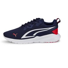 PUMA All-Day Active Jr Fitnessschuhe Kinder peacoat-puma white-high risk red