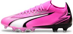 PUMA ULTRA MATCH FG/AG Fußballschuhe Herren poison pink-puma white-puma black