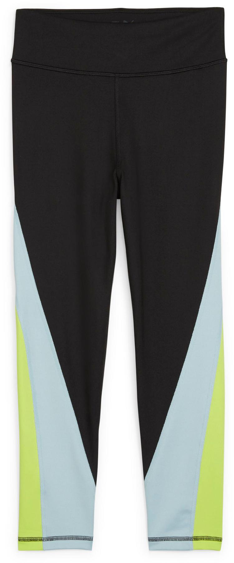 PUMA PUMA FIT Tights M&auml;dchen - puma black-lime pow - 0 | SportScheck