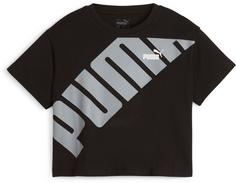 PUMA POWER Croptop Kinder puma black