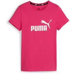 PUMA ESSENTIALS LOGO T-Shirt Kinder garnet rose