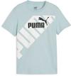 PUMA POWER T-Shirt Jungen - turquoise surf
