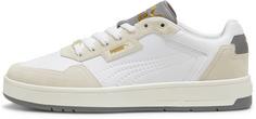 PUMA Court Classic Lux Sneaker Herren puma white-alpine snow-cast iron