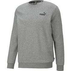 PUMA Essentials Sweatshirt Herren medium gray heather