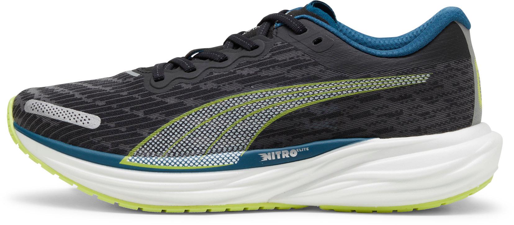 PUMA Deviate Nitro 2 Laufschuhe Herren puma black ocean tropic lime pow im Online Shop von SportScheck kaufen