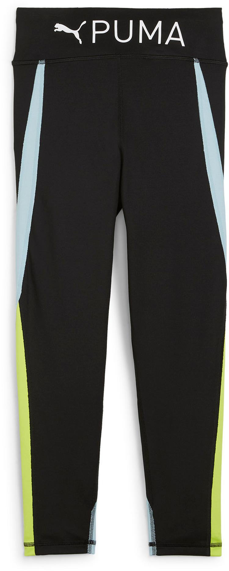 PUMA PUMA FIT Tights M&auml;dchen - puma black-lime pow - 0 | SportScheck