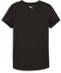 Rückansicht von PUMA FIT Funktionsshirt Kinder puma black