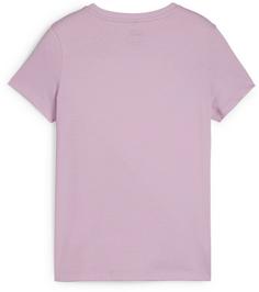 Rückansicht von PUMA POWER T-Shirt Kinder grape mist