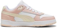 Rückansicht von PUMA RBD Game Sneaker Damen puma white-rose quartz-rosebay