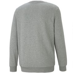 Rückansicht von PUMA Essentials Sweatshirt Herren medium gray heather