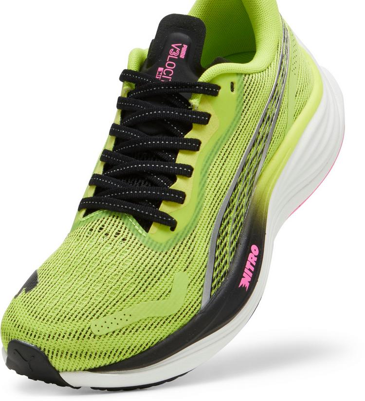 PUMA PUMA Velocity Nitro 3 Psychedelic Rush Laufschuhe Damen - lime pow-black-poison pink - 0 | SportScheck