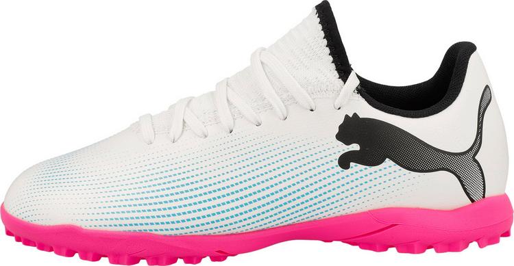 PUMA PUMA FUTURE 7 PLAY TT Jr Fu&szlig;ballschuhe Kinder - puma white-puma black-poison pink - 2 | SportScheck