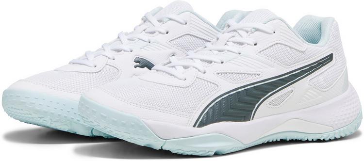 PUMA PUMA Solarflash II Hallenschuhe Damen - puma white-nitro blue-shadow gray - 2 | SportScheck