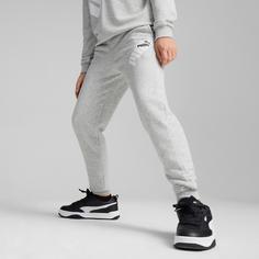 Rückansicht von PUMA POWER Sweathose Kinder light gray heather