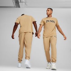 Rückansicht von PUMA Squad T-Shirt Herren prairie tan