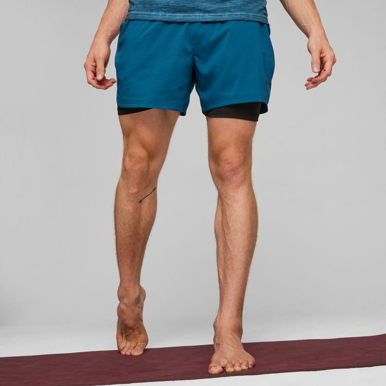 PUMA PUMA Studio Foundations Funktionsshorts Herren - ocean tropic - 0 | SportScheck