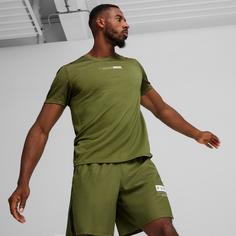 Rückansicht von PUMA DriRelease Funktionsshirt Herren olive green