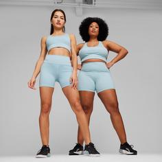 Rückansicht von PUMA FIT Tights Damen turquoise surf