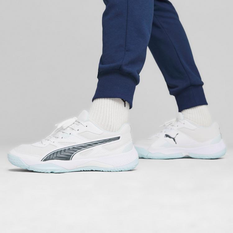 PUMA PUMA Solarflash II Hallenschuhe Damen - puma white-nitro blue-shadow gray - 0 | SportScheck