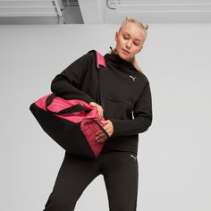 Rückansicht von PUMA FUNDAMENTALS S Sporttasche garnet rose-fast pink