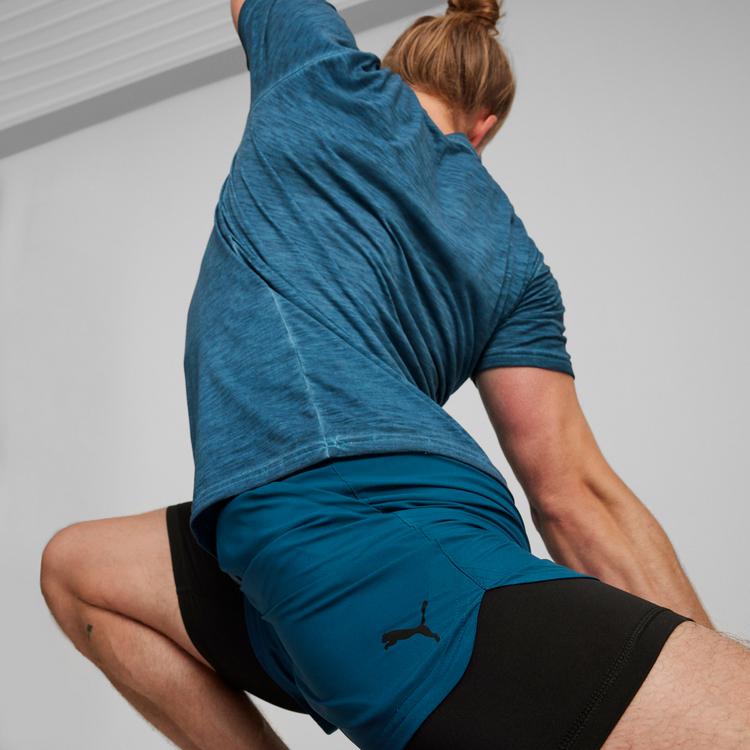 PUMA PUMA Studio Foundations Funktionsshorts Herren - ocean tropic - 3 | SportScheck