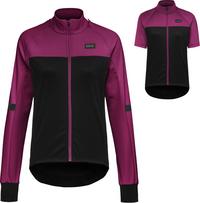 GOREWEAR Phantom Fahrradjacke Damen - black-process purple