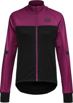 Rückansicht von GOREWEAR PHANTOM Fahrradjacke Damen black-process purple