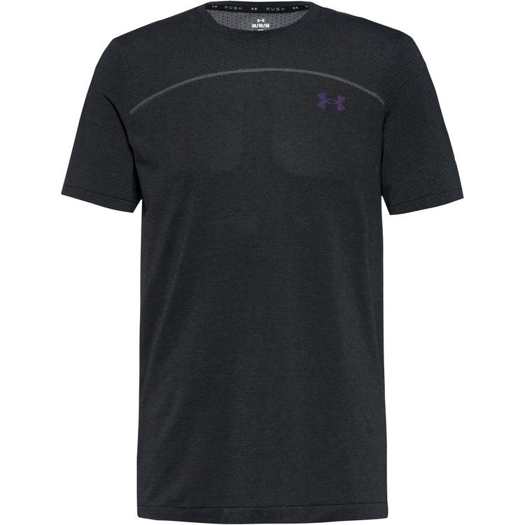 Under Armour Under Armour Rush Wordmark Funktionsshirt Herren - black-mod gray-black - 0 | SportScheck