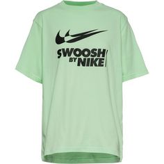 Nike T-Shirt Damen vapor green-black