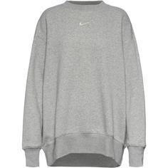 Nike Phoenix Sweatshirt Damen dk grey heather-sail