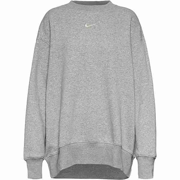 Nike Phoenix Sweatshirt Damen dk grey heather-sail