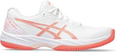 ASICS GEL-GAME 9 CLAY Tennisschuhe Damen white-sun coral