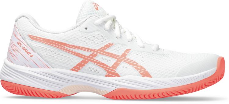 ASICS ASICS GEL-GAME 9 CLAY Tennisschuhe Damen - white-sun coral - 0 | SportScheck