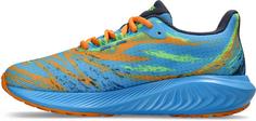 Rückansicht von ASICS GEL-NOOSA TRI 15 GS Laufschuhe Kinder waterscape-electric lime